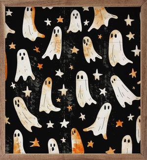 Spooky Print II Ghosts By Petals Prints Design